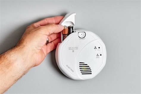 can i install a battery smoke detector over electrical box|replacing smoke detectors hard wired.